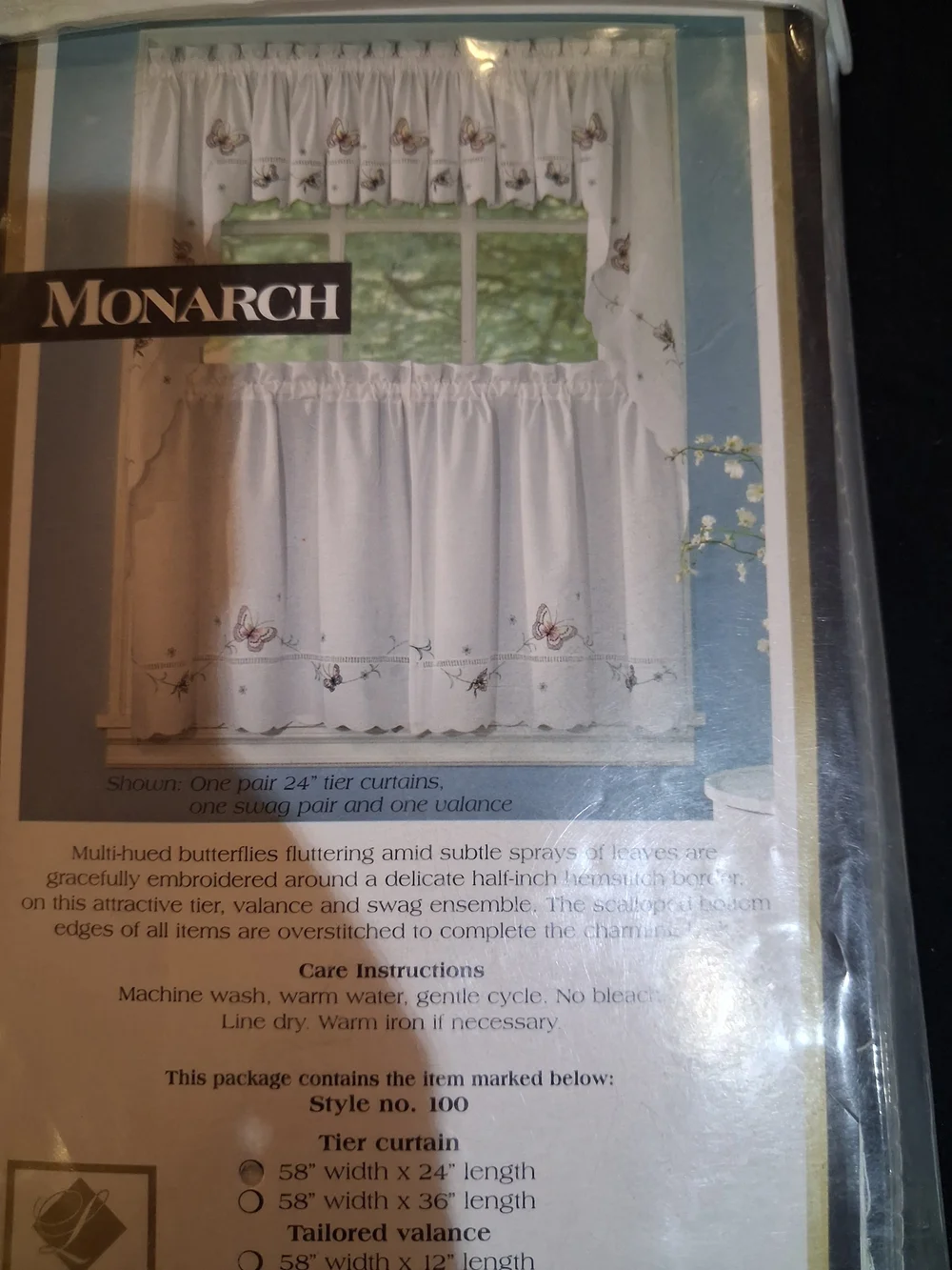 Lorraine Monarch Tier Curtains